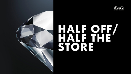 Read article: Half Off / Half the Store Sale!